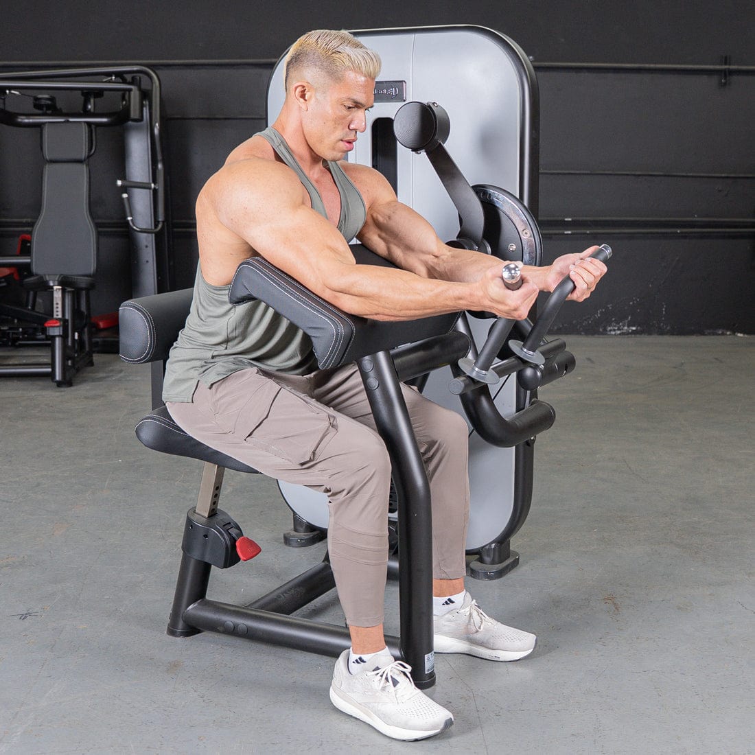 Vogue Biceps Triceps Combo | Commercial Selectorized Machine - Grit Grind Strength