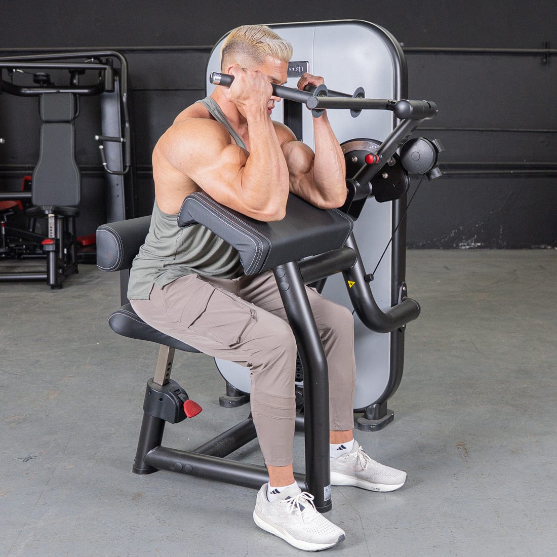 Vogue Biceps Triceps Combo | Commercial Selectorized Machine - Grit Grind Strength