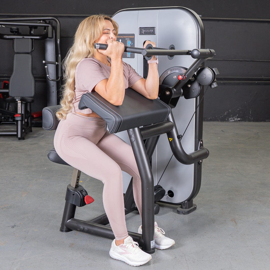 Vogue Biceps Triceps Combo | Commercial Selectorized Machine - Grit Grind Strength