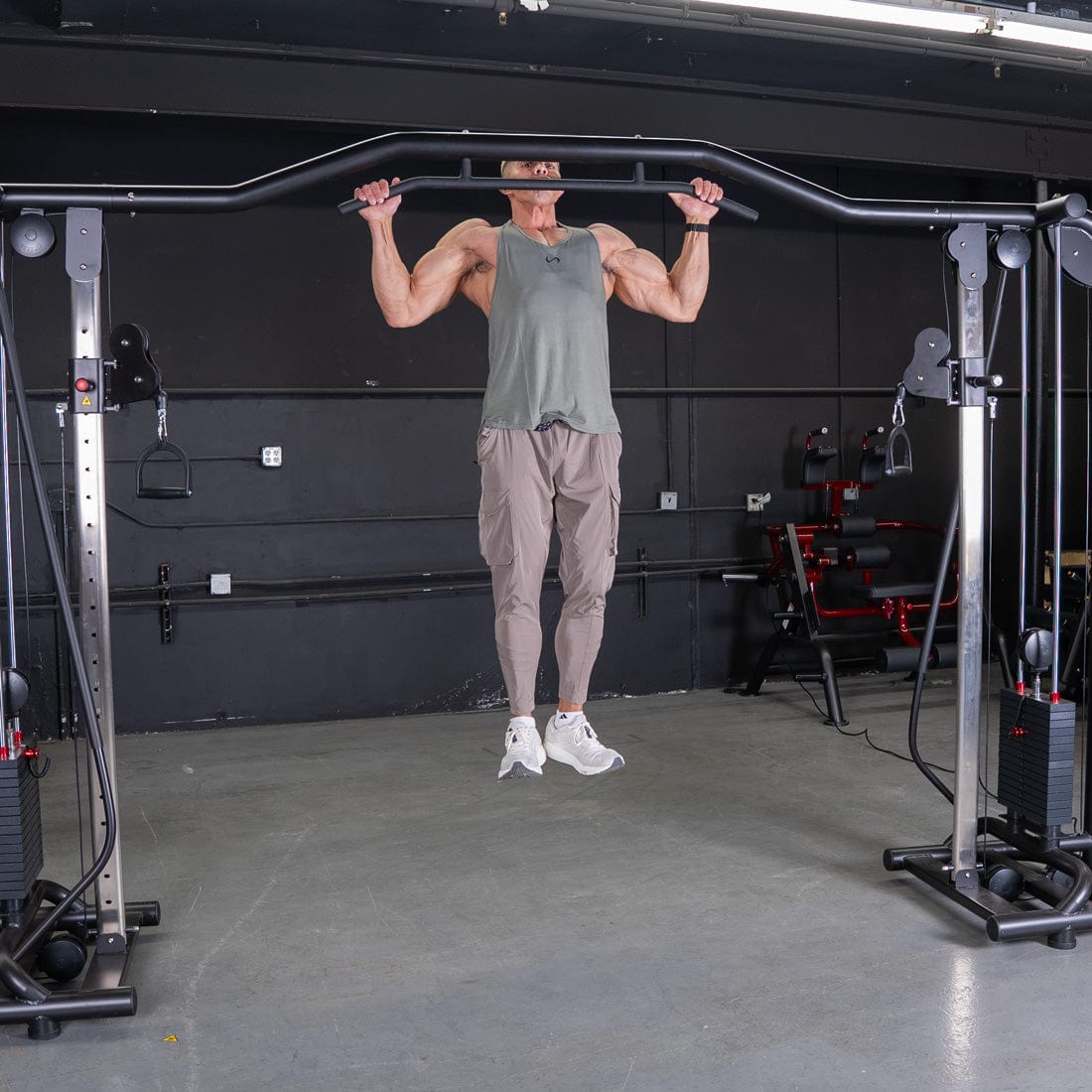 Vogue Cable Crossover - Muscle D Fitness - Pin Selectorized - Chest Back Combo Workouts - Grit Grind Strength
