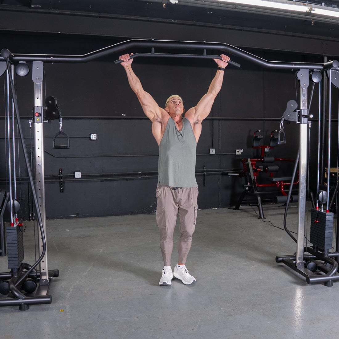 Vogue Cable Crossover - Muscle D Fitness - Pin Selectorized - Chest Back Combo Workouts - Grit Grind Strength
