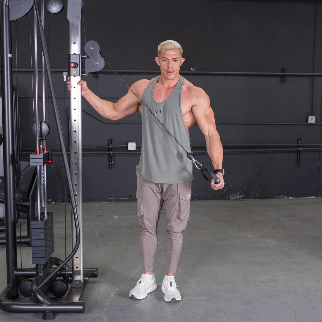 Vogue Cable Crossover - Muscle D Fitness - Pin Selectorized - Chest Back Combo Workouts - Grit Grind Strength
