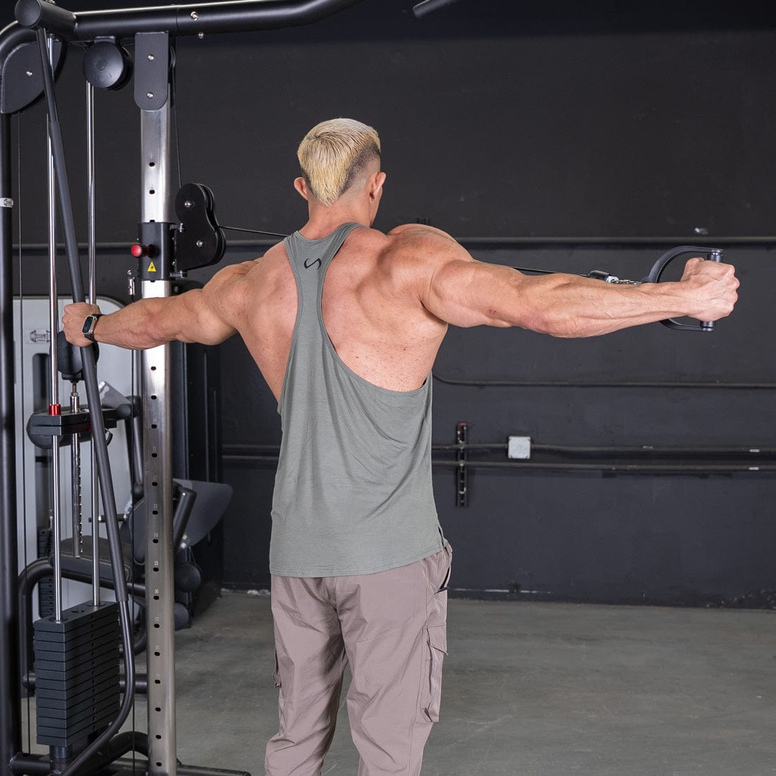 Vogue Cable Crossover - Muscle D Fitness - Pin Selectorized - Chest Back Combo Workouts - Grit Grind Strength