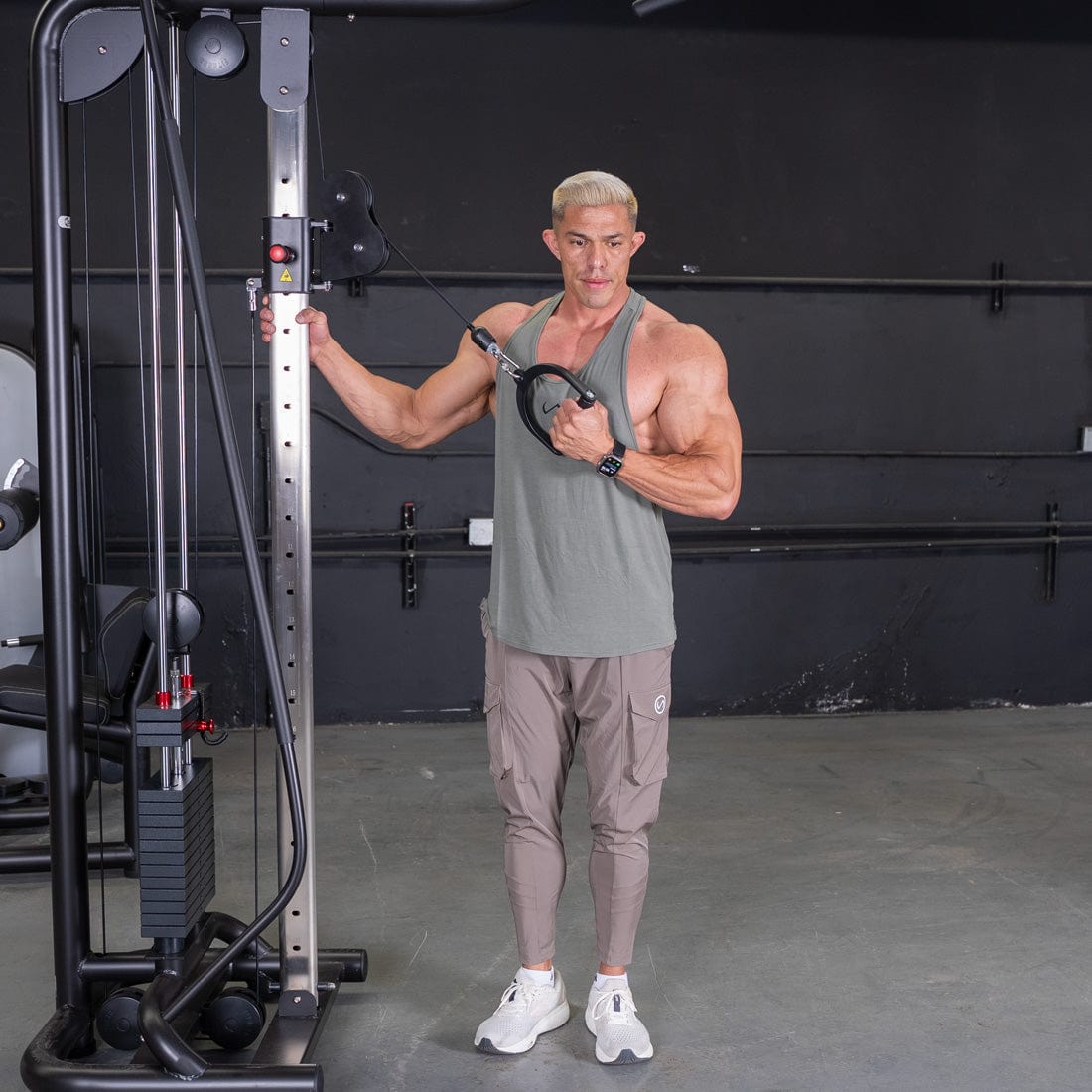 Vogue Cable Crossover - Muscle D Fitness - Pin Selectorized - Chest Back Combo Workouts - Grit Grind Strength