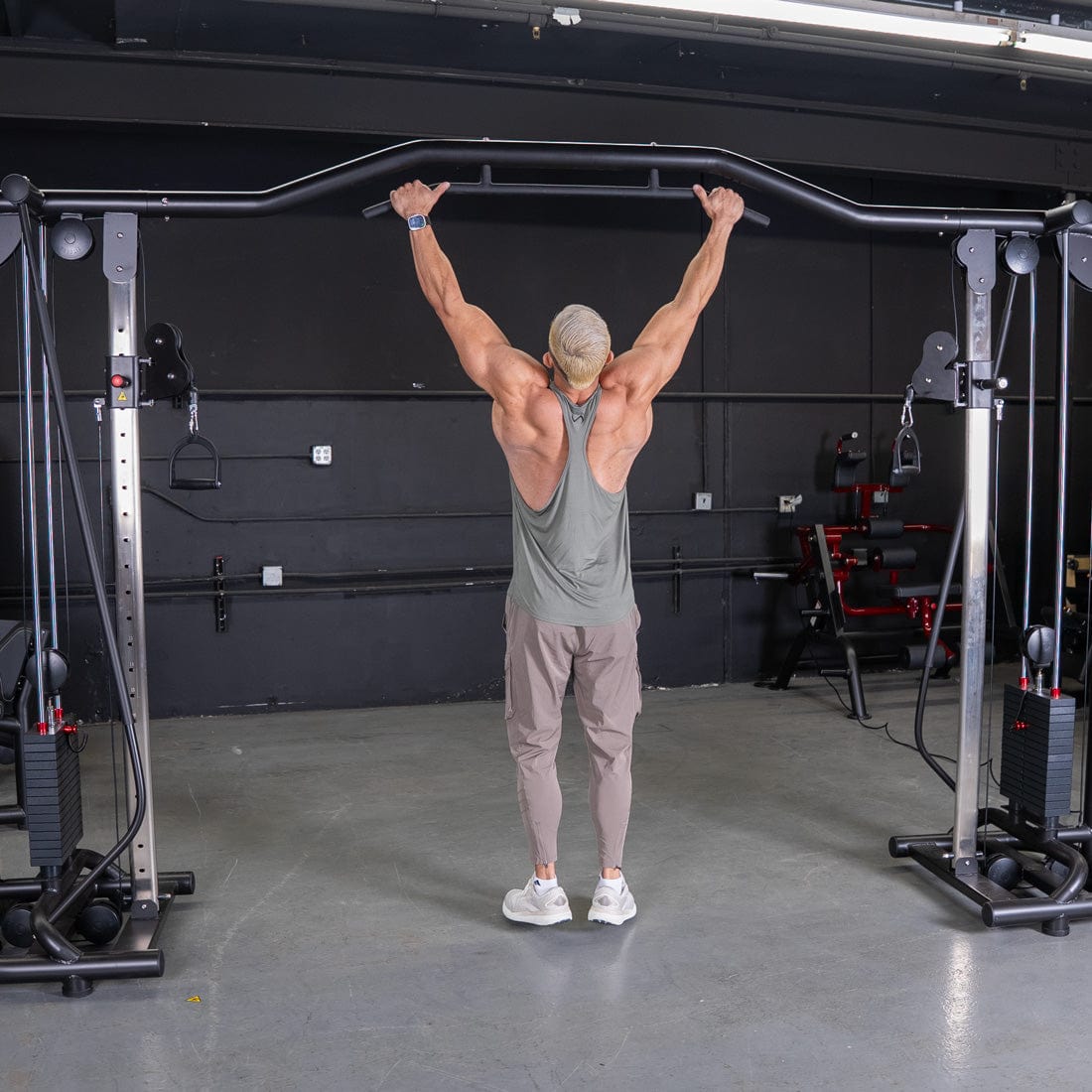 Vogue Cable Crossover - Muscle D Fitness - Pin Selectorized - Chest Back Combo Workouts - Grit Grind Strength
