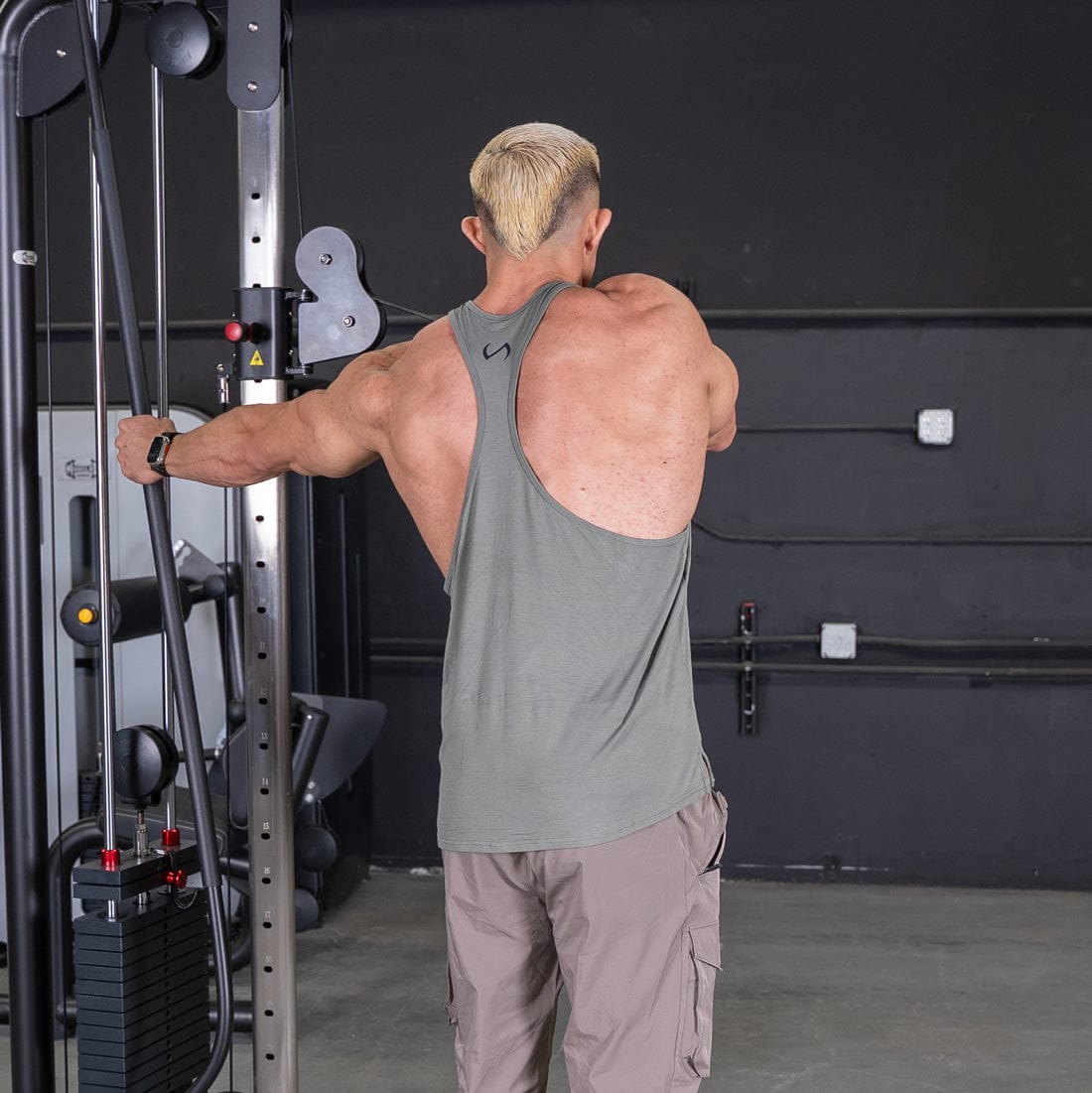 Vogue Cable Crossover - Muscle D Fitness - Pin Selectorized - Chest Back Combo Workouts - Grit Grind Strength