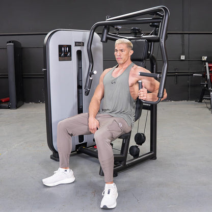 Vogue Chest Press by Muscle D Fitness – Iso - Lateral Convergent Machine - Grit Grind Strength