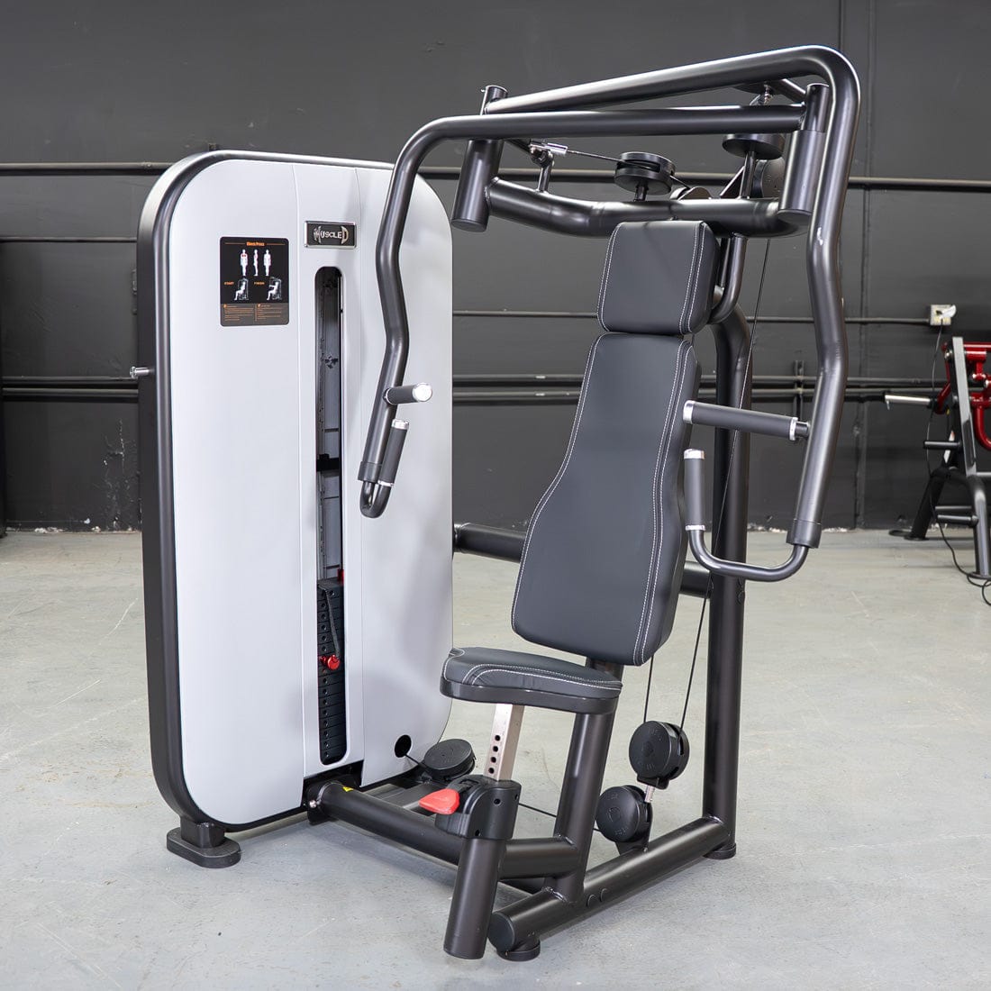 Vogue Chest Press by Muscle D Fitness – Iso - Lateral Convergent Machine - Grit Grind Strength