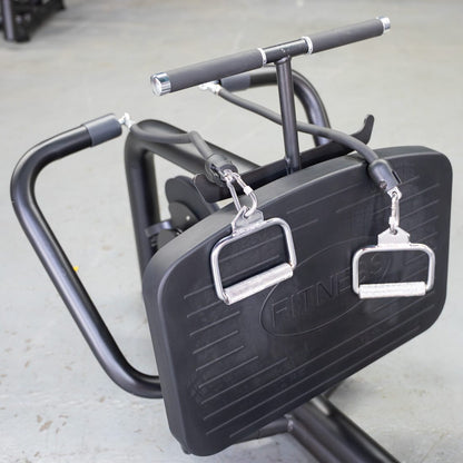Vogue Diverging Low Row - Seated - Pin Selectorized - Lats Delts Rhomboids Traps Workout - Grit Grind Strength