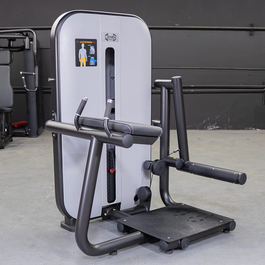 Vogue Glute Extension Machine | Muscle D Fitness Commercial Gym - Grit Grind Strength