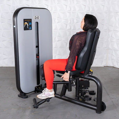 Vogue Inner/Outer Thigh - Muscle D Fitness - Adjustable Seat - Pin Selectorized - Leg Workout Combo - Grit Grind Strength
