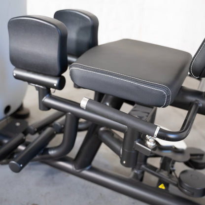Vogue Inner/Outer Thigh - Muscle D Fitness - Adjustable Seat - Pin Selectorized - Leg Workout Combo - Grit Grind Strength