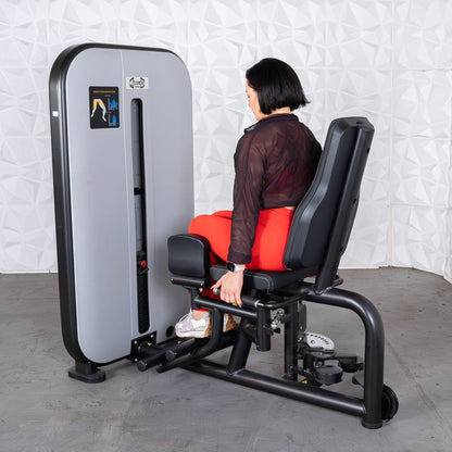 Vogue Inner/Outer Thigh - Muscle D Fitness - Adjustable Seat - Pin Selectorized - Leg Workout Combo - Grit Grind Strength