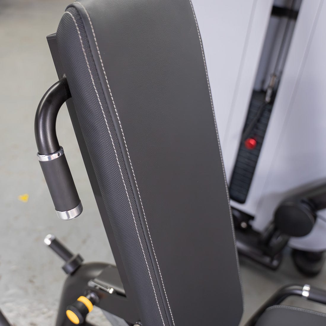 Vogue Leg Extension/Prone Leg Curl Combo - Muscle D Fitness - Seated - Adjustable - Pin Selectorized - Quads Hamstring Machine - Grit Grind Strength