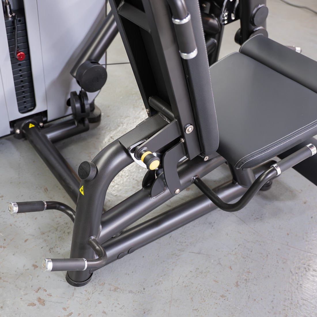 Vogue Leg Extension/Prone Leg Curl Combo - Muscle D Fitness - Seated - Adjustable - Pin Selectorized - Quads Hamstring Machine - Grit Grind Strength
