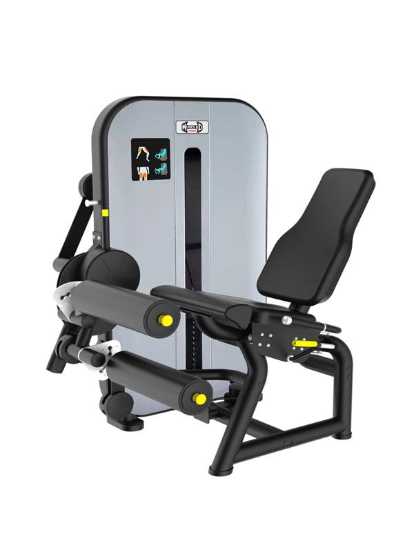 Vogue Leg Extension/Seated Leg Curl Combo - Muscle D Fitness - Adjustable Seat - Pin Selectorized - Quads Hamstring Machine - Grit Grind Strength