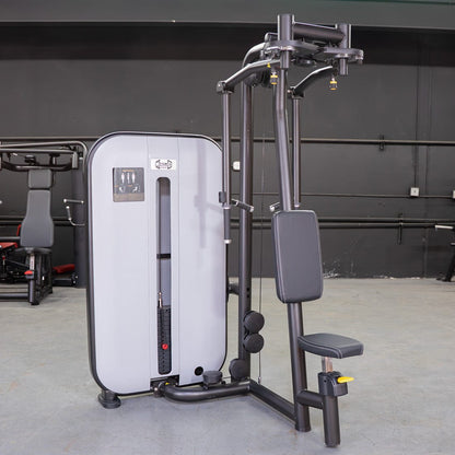 Vogue Pec Deck/Rear Delt - Muscle D Fitness - Adjustable Seat - Pin Selectorized - Chest Back Workout Combo - Grit Grind Strength