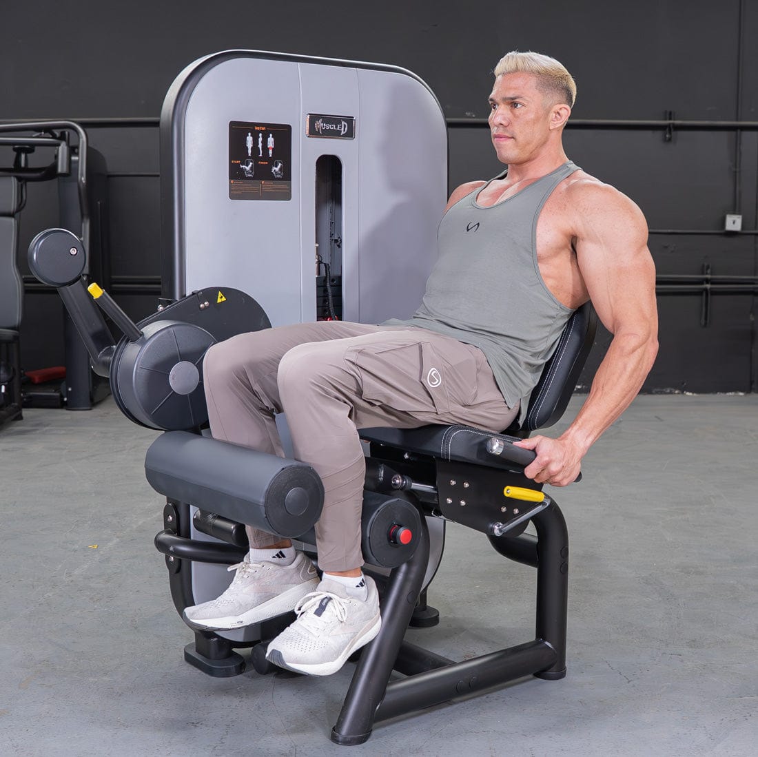 Vogue Seated Leg Curl | Commercial Hamstring Machine | MDF - Grit Grind Strength