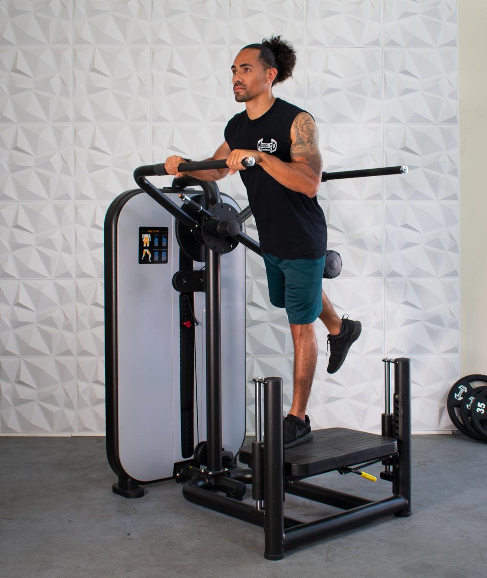 Vogue Selectorized Multi - Hip Machine | Muscle D Fitness Glute Trainer - Grit Grind Strength