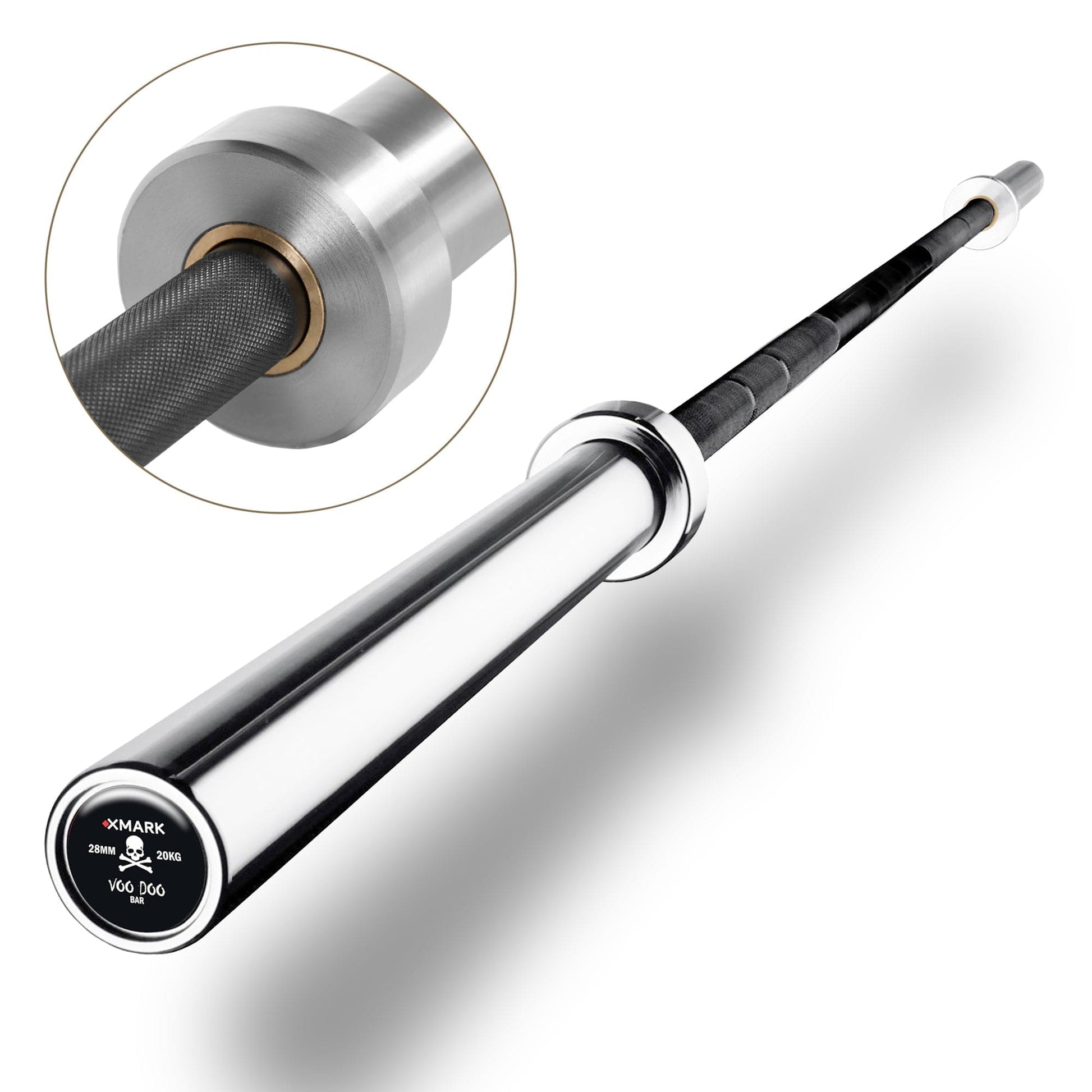 Voodoo: 7ft Olympic Weightlifting Bar - Grit Grind Strength