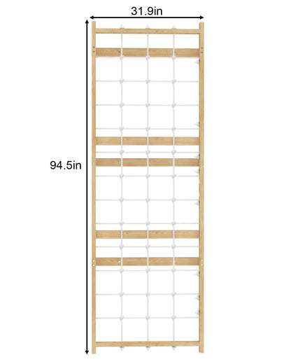 Walnut Modular 9 - in - 1 Swedish Ladder Wall Gym – Indoor Climber for Kids & Toddlers - Grit Grind Strength