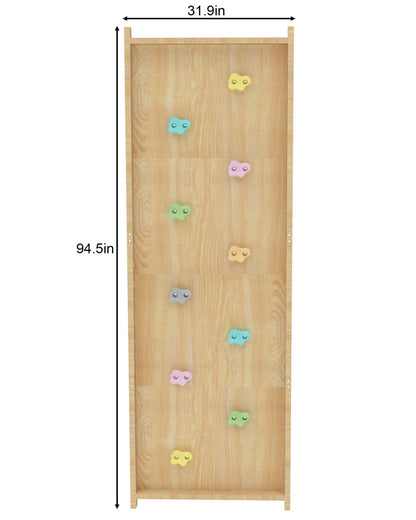 Walnut Modular 9 - in - 1 Swedish Ladder Wall Gym – Indoor Climber for Kids & Toddlers - Grit Grind Strength