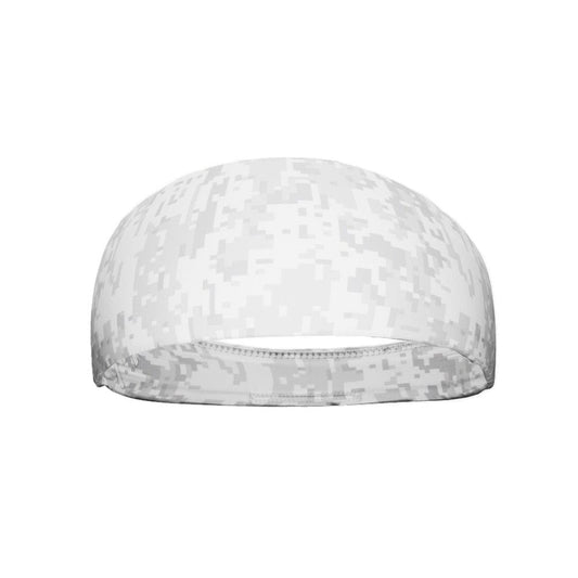 White Digi Camo Headband - Grit Grind Strength