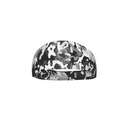 White Dual Camo Headband - Grit Grind Strength
