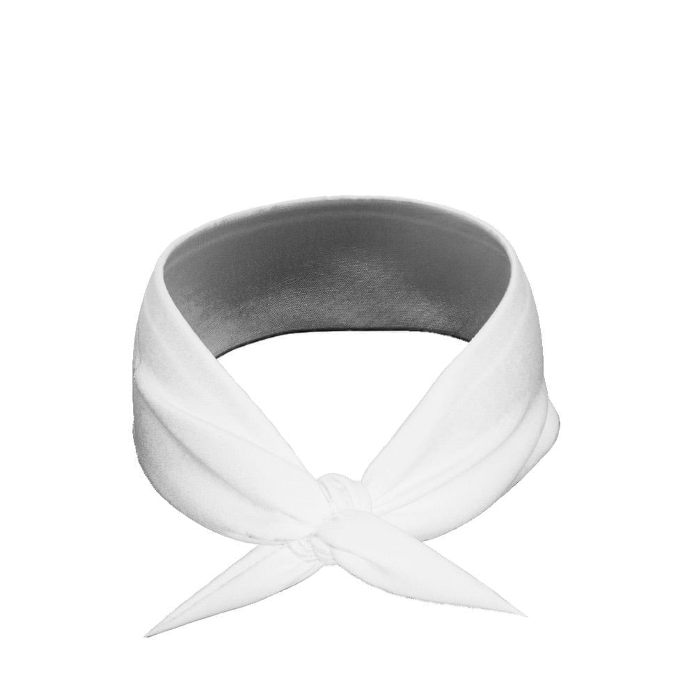 White Tie Headband - Grit Grind Strength