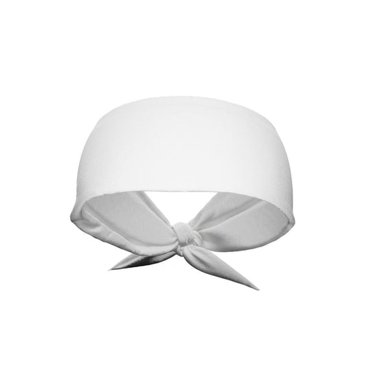 White Tie Headband - Grit Grind Strength
