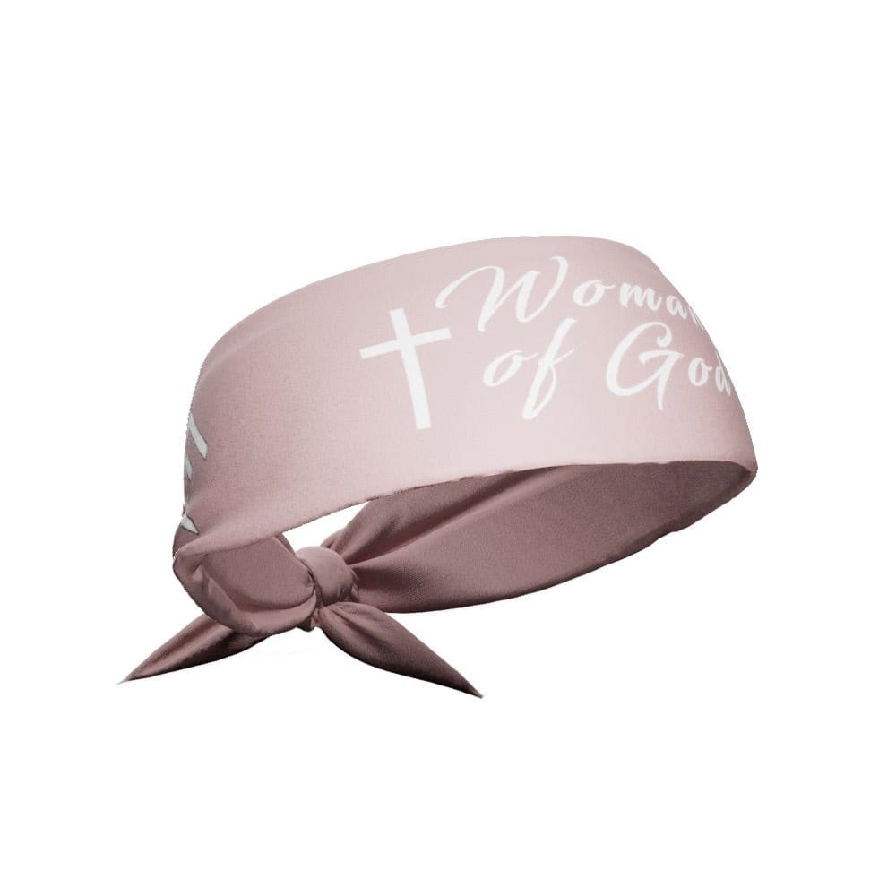 Woman of God Tie Headband - Grit Grind Strength