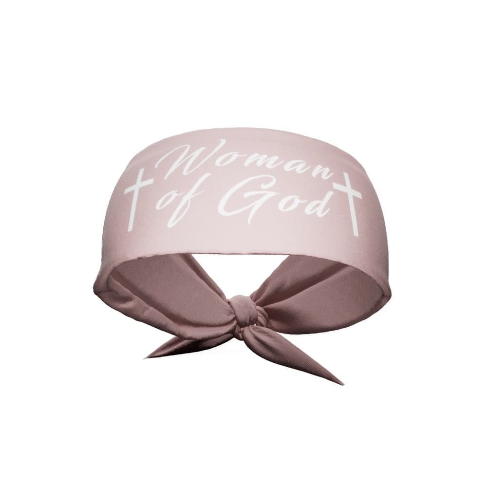 Woman of God Tie Headband - Grit Grind Strength
