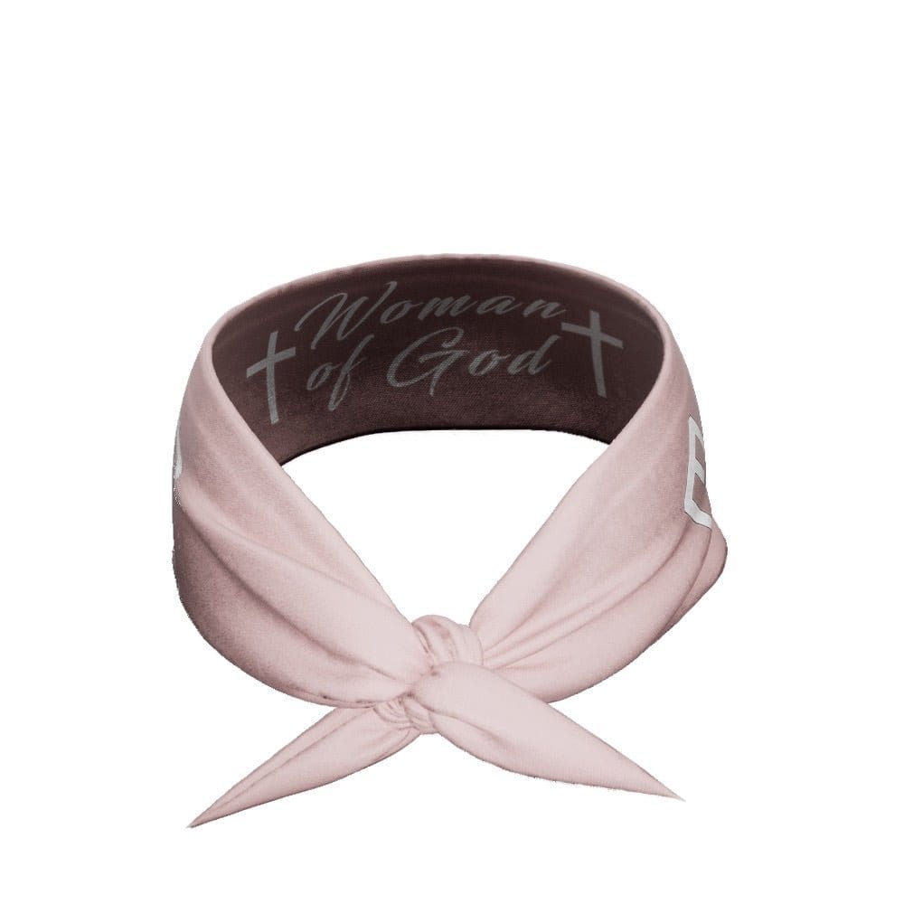 Woman of God Tie Headband - Grit Grind Strength