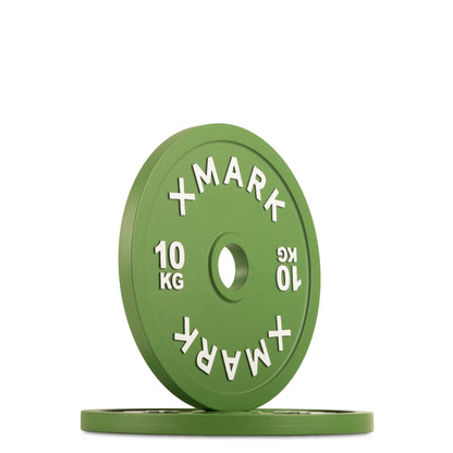 XMARK 10 KG Pair Calibrated Steel Powerlifting Plates (kg) Pairs