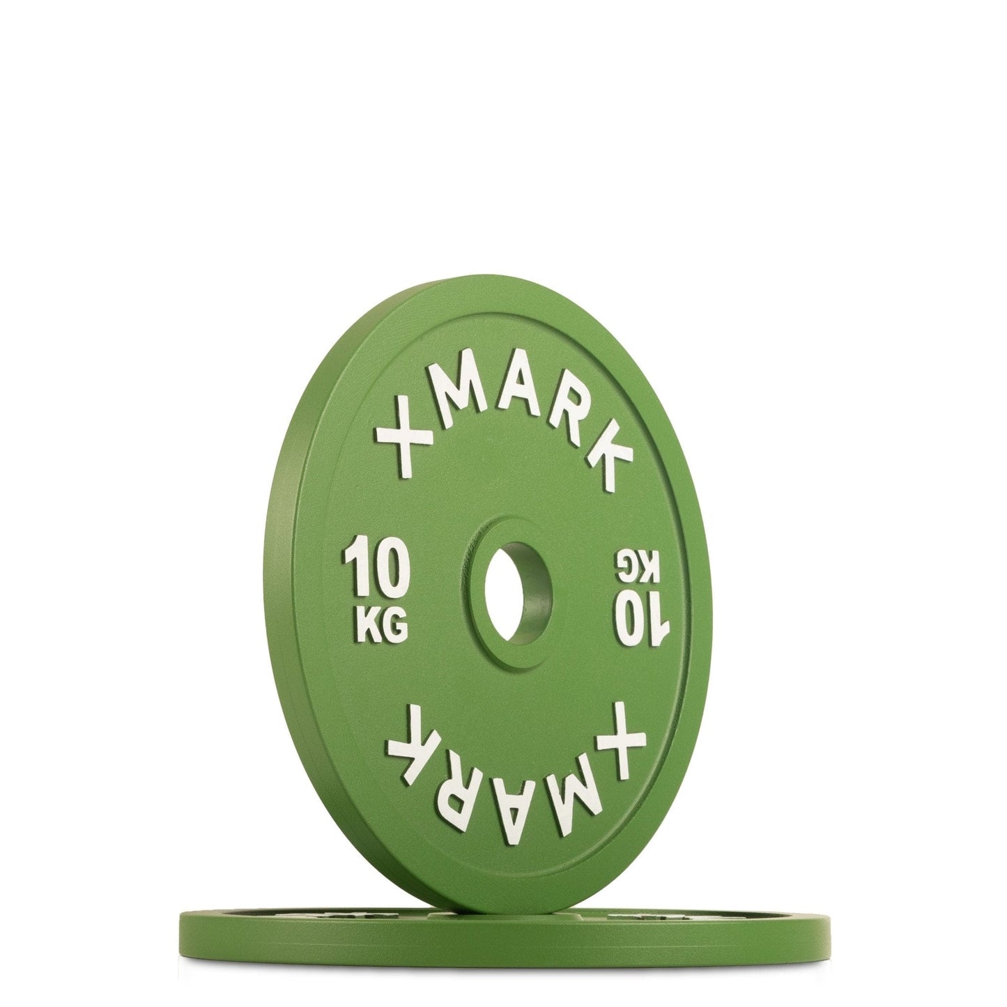 XMARK 10 kg Pair Powerlifting Calibrated Steel Plates (kg)