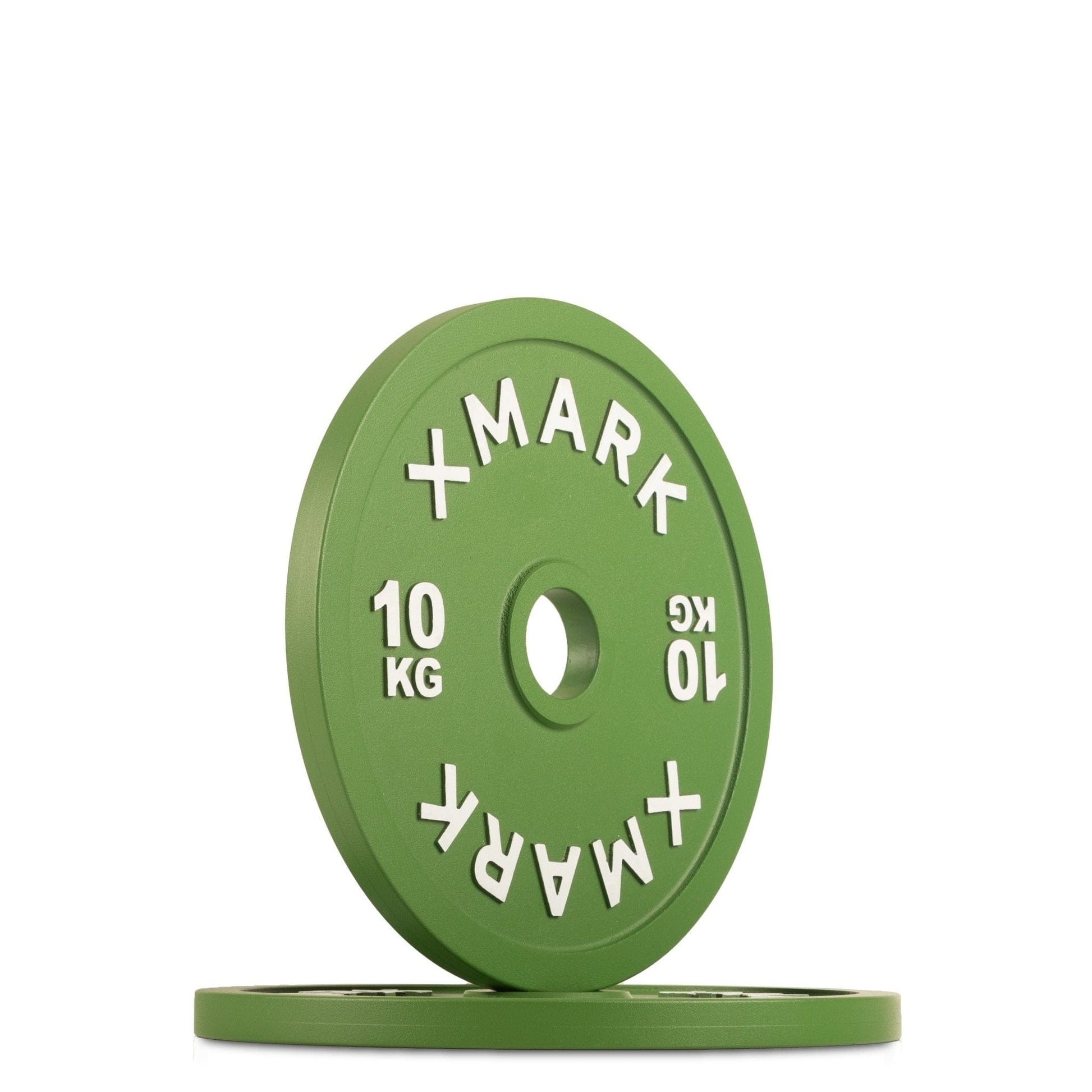 XMARK 10 kg Pair Powerlifting Calibrated Steel Plates (kg)