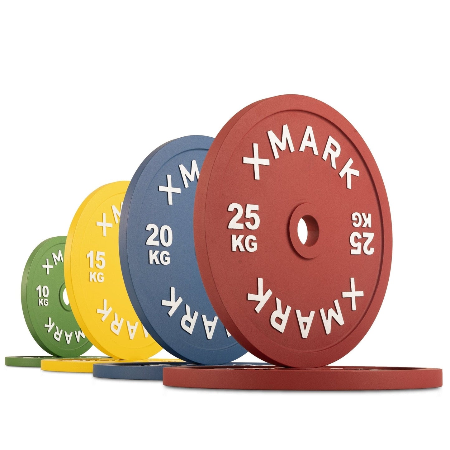 XMARK 140 kg Set Powerlifting Calibrated Steel Plates (kg)