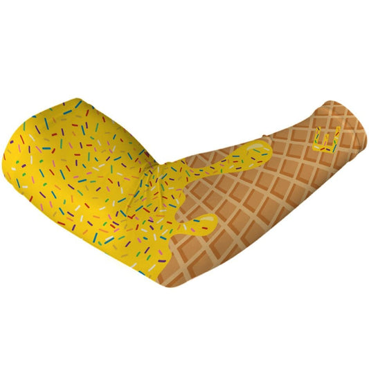 Yellow Ice Cream Arm Sleeve - Grit Grind Strength