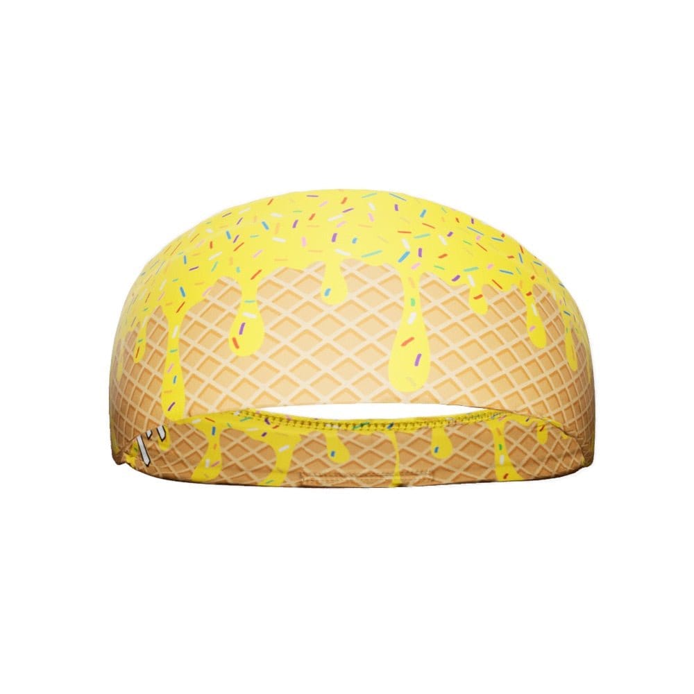 Yellow Ice Cream Headband - Grit Grind Strength
