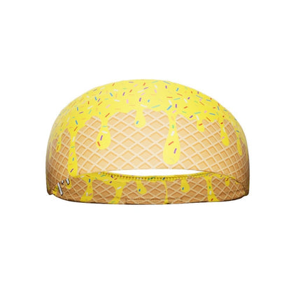 Yellow Ice Cream Headband - Grit Grind Strength