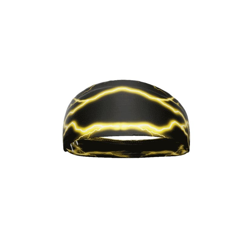Yellow Lightning Headband - Grit Grind Strength