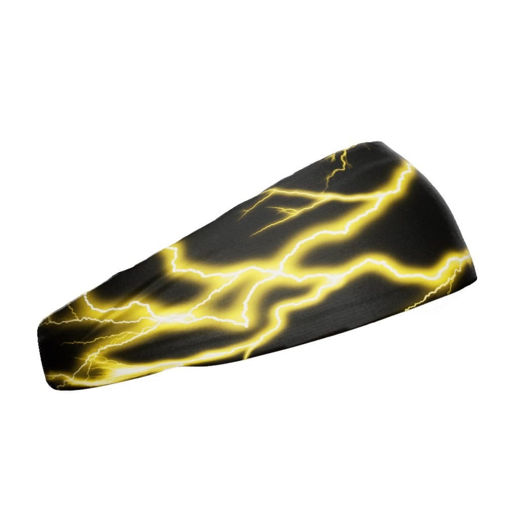 Yellow Lightning Headband - Grit Grind Strength