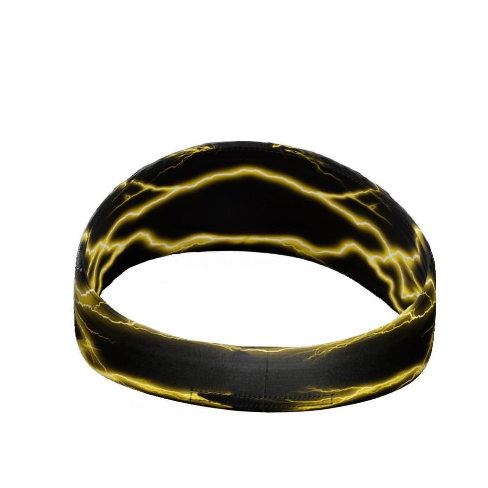 Yellow Lightning Headband - Grit Grind Strength