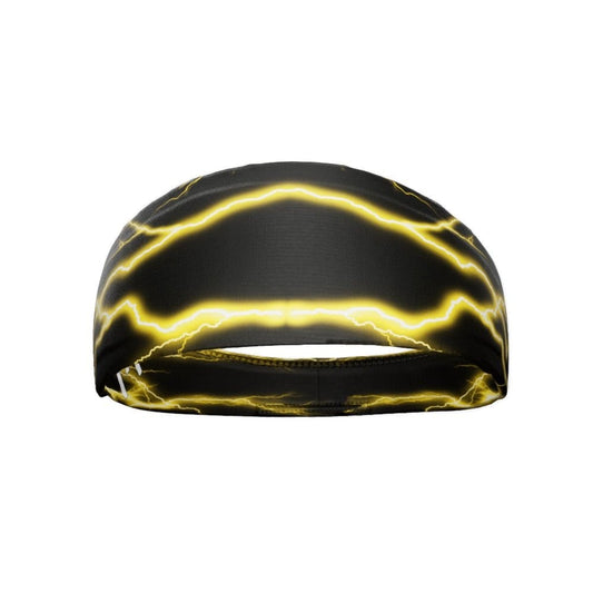 Yellow Lightning Headband - Grit Grind Strength